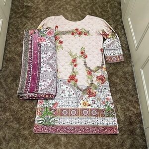 Pakistani Stitched Embroidered Suit S/M